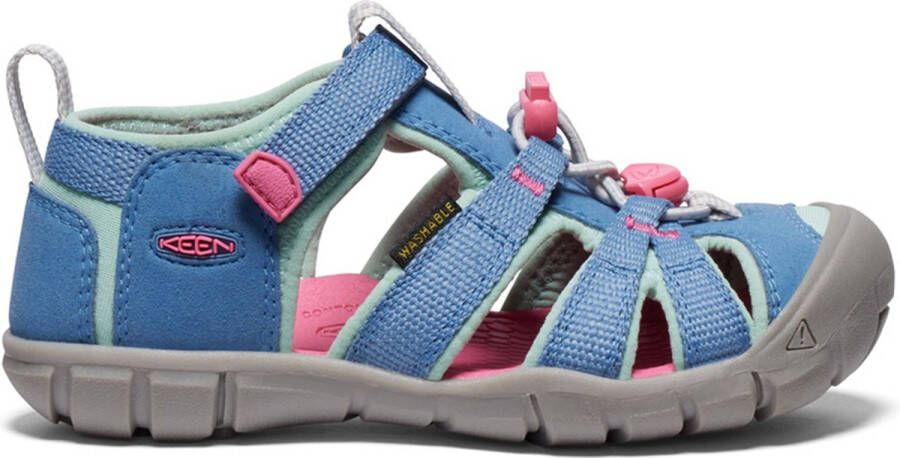 Keen Seacamp II CNX Older Kids Sandalen Coronet Blue Hot Pink