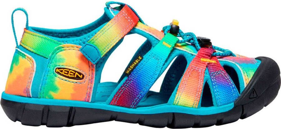 Keen Seacamp II CNX Jeugd Sandalen Vivid Blue Original Tie Dye Kinderen