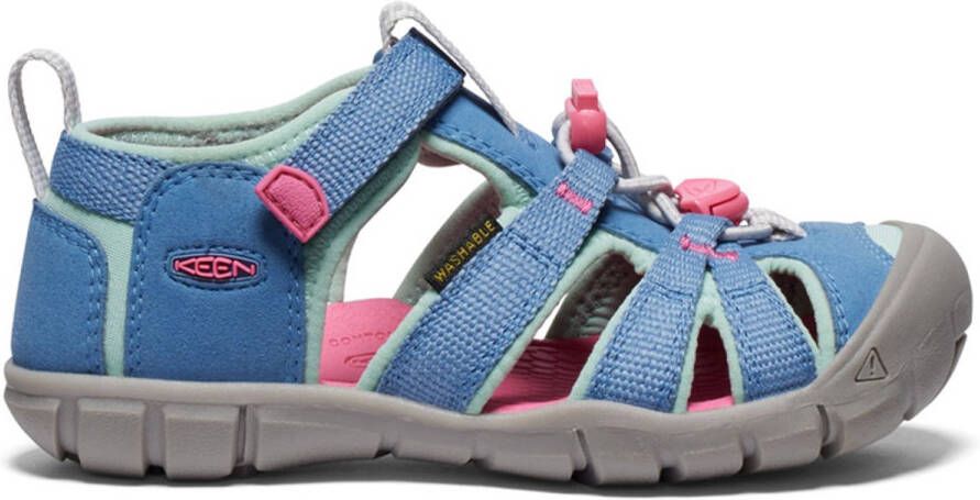 Keen Seacamp II CNX Older Kids Sandalen Coronet Blue Hot Pink