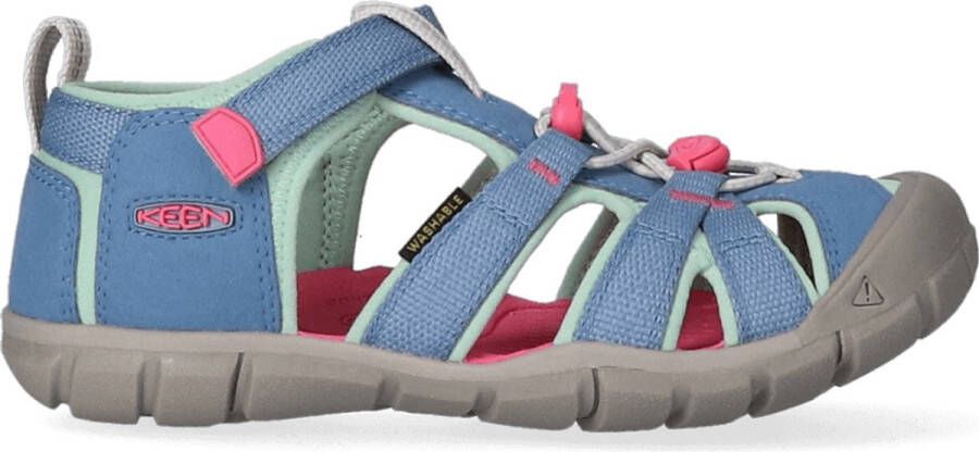 Keen Seacamp II CNX Older Kids Sandalen Coronet Blue Hot Pink
