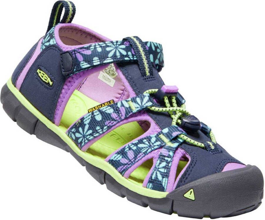 Keen Seacamp II Cnx Sandalen Black Iris African Violet Kinderen