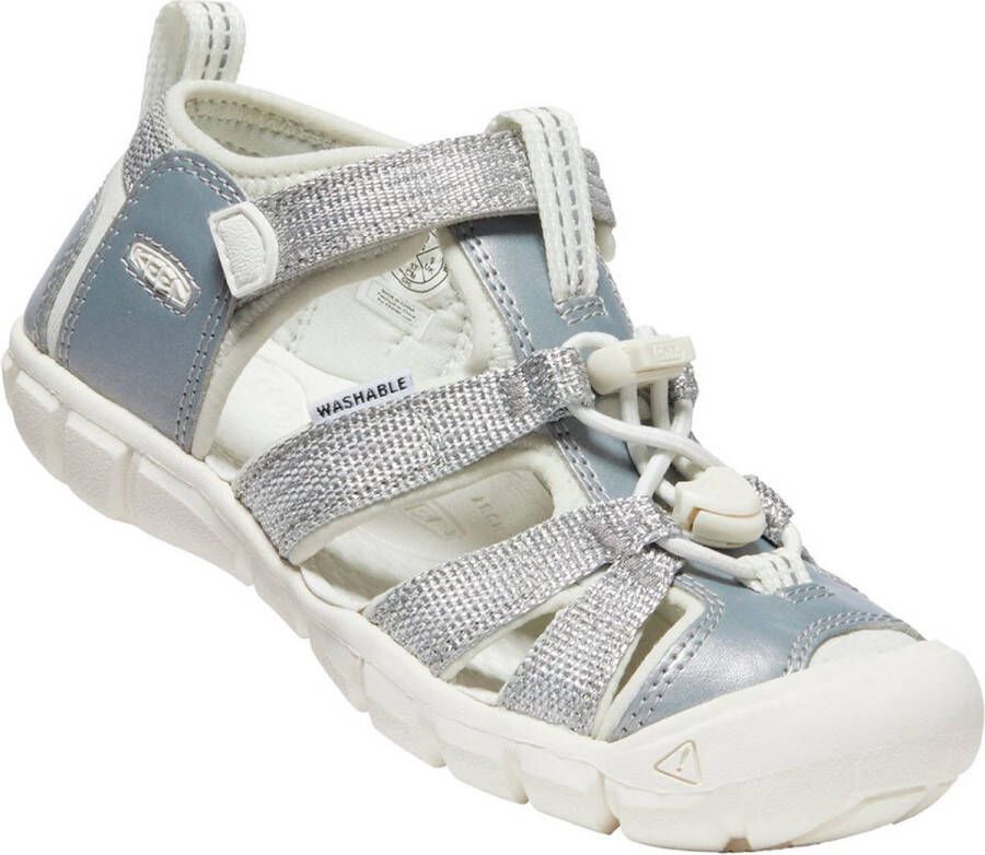 Keen Seacamp II Cnx Sandalen Silver Star White Kinderen