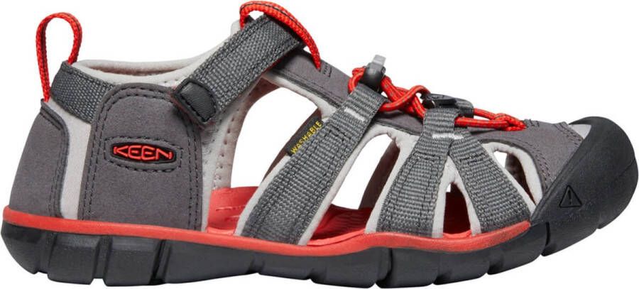 Keen Seacamp II Older Kids Sandalen Magnet Drizzle Grijs Polyester K1022985