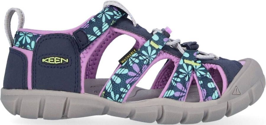 Keen Seacamp II Younger Kids Sandalen Black Iris African Violet