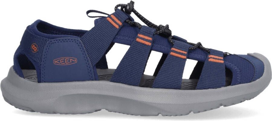 Keen Seanik H2 Heren Outdoor Sandalen Naval Academy Gold Flame