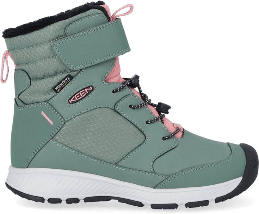Keen Skua Younger Kids Winter Boots Dark Forest Rose Elegance