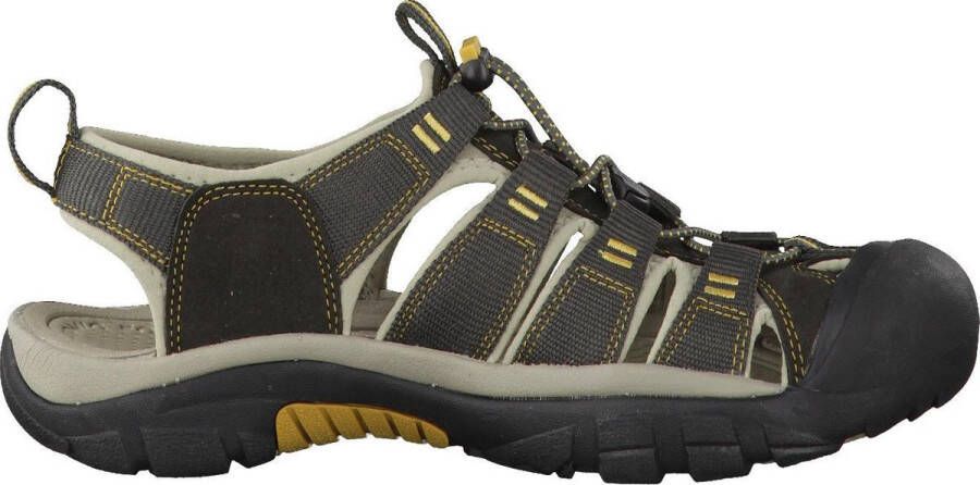 Keen Newport H2 Heren Wandelsandalen Raven Aluminum Grijs Polyester K1008399
