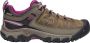 Keen Targhee III Dames Wandelschoenen Weiss Boysenberry Bruin Leer K1018177 - Thumbnail 1