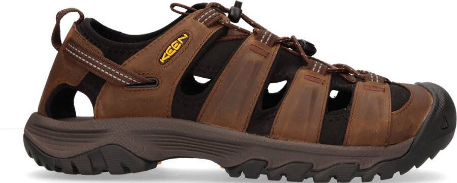 Keen Targhee III Heren Wandelsandalen Bison Mulch Bruin Leer K1022427