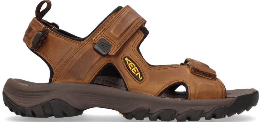 Keen Targhee III Heren Wandelsandalen Bison Mulch Bruin Leer K1022423