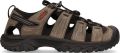Keen Targhee III Heren Wandelsandalen Grey Black Grijs Leer K1022428 - Zwart