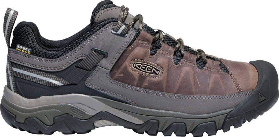 Keen Targhee III Heren Wandelschoenen Bungee Cord Black Grijs Leer K1017783