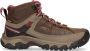 Keen Targhee III Mid Wandelschoenen Weiss enberry Bruin Leer - Thumbnail 1