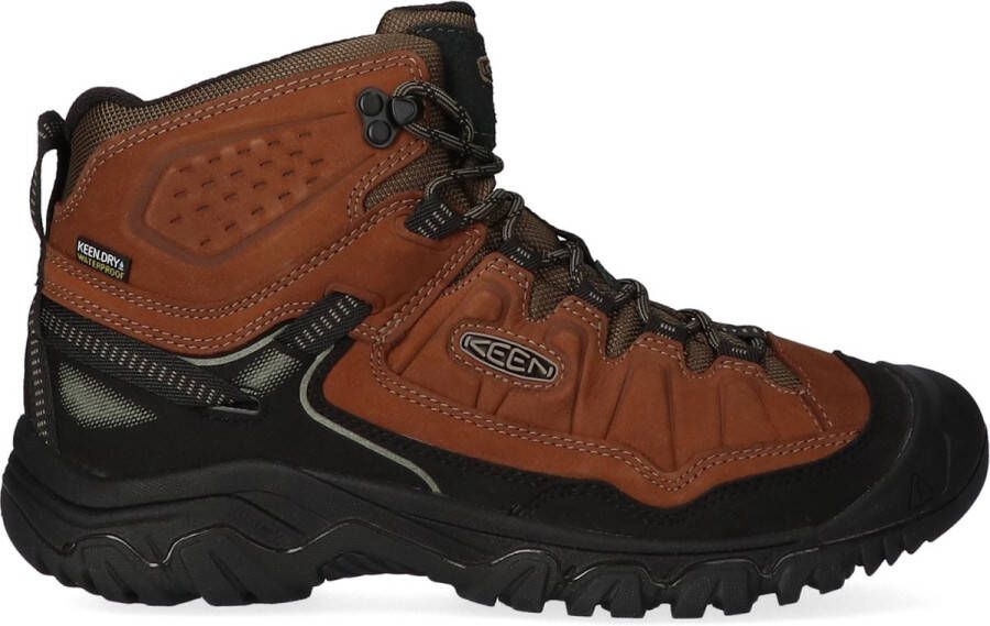 Keen Targhee IV Mid Heren Wandelschoenen Bison Black Bruin Nubuck K1028988