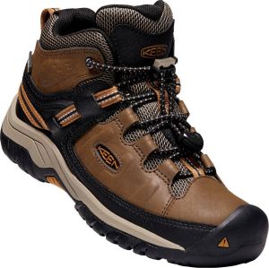 Keen Targhee Mid Wp Dark Earth Golden Brow Wandelschoenen Jongens
