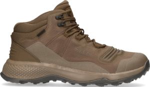 Keen Tempo Flex Mid Heren Wandelschoenen Canteen Bruin Mesh K1025469