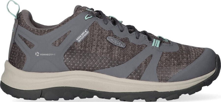 Keen Terradora II Dames Wandelschoenen Steel Grey Ocean Wave Grijs Mesh K1022346