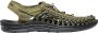 Keen Uneek Heren Sandalen Dark Olive Black Groen Polyester K1023381 - Thumbnail 2
