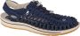 Keen Uneek Heren Sandalen Navy Birch Blauw Canvas K1026229 - Thumbnail 4