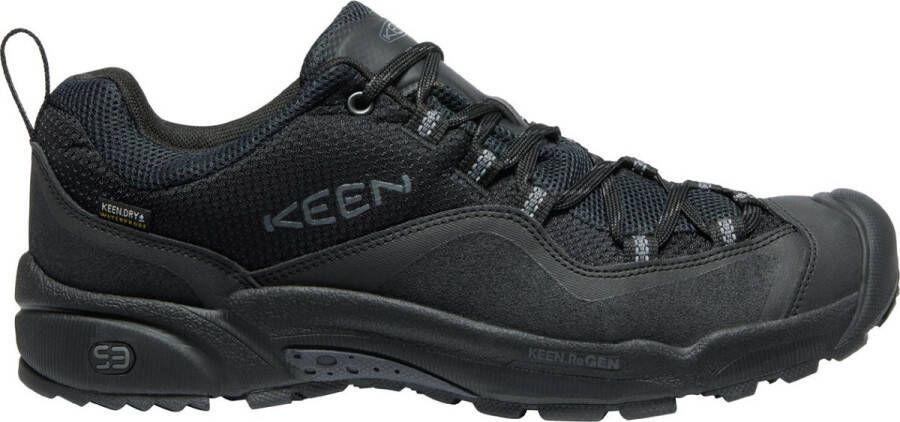 Keen Wasatch Crest Waterproof Heren Wandelschoenen Black Magnet Zwart Mesh