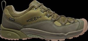Keen Wasatch Crest Waterproof Heren Wandelschoenen Olive Drab Dark Olive Groen Mesh