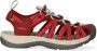 Keen Whisper Dames Wandelsandalen Cayenne Fired Brick Rood Polyester K1028817 - Thumbnail 6