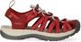 Keen Whisper Dames Wandelsandalen Cayenne Fired Brick Rood Polyester K1028817 - Thumbnail 1