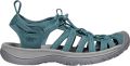 Keen Whisper Dames Wandelsandalen Smoke Blue Aqua Polyester K1022809 - Blauw