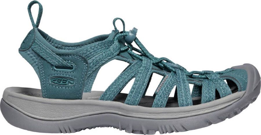 Keen Whisper Dames Wandelsandalen Smoke Blue Aqua Polyester