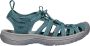 Keen Whisper Dames Wandelsandalen Smoke Blue Aqua Polyester K1022809 - Thumbnail 1