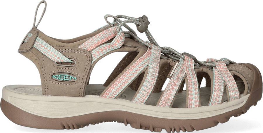 Keen Whisper Dames Wandelsandalen Taupe Coral Taupe Polyester K1022810