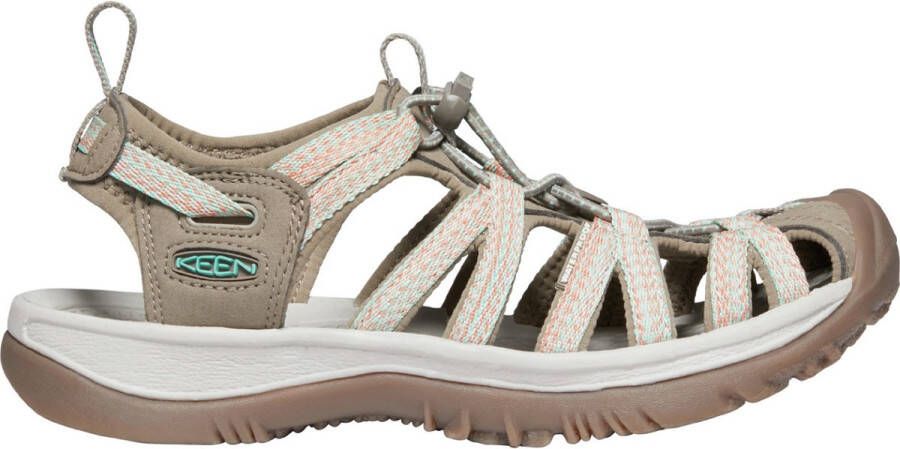 Keen Whisper Dames Wandelsandalen Taupe Coral Taupe Polyester