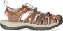 Keen Whisper Dames Wandelsandalen Toasted Coconut Peach Whip - Thumbnail 1