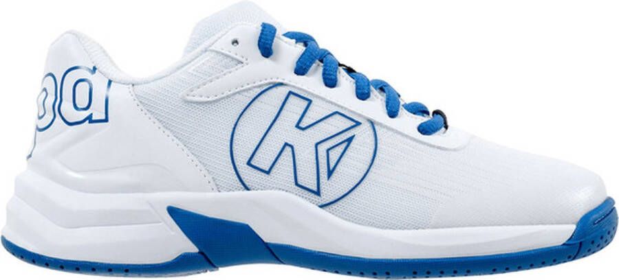 Kempa Attack 2.0 Laces kinderen Sportschoenen Volleybal Indoor wit blauw
