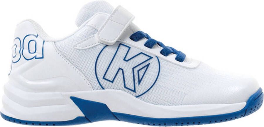 Kempa Attack 2.0 Velcro kinderen Sportschoenen Volleybal Indoor wit blauw