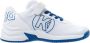 Kempa Attack 2.0 Velcro kinderen Sportschoenen Volleybal Indoor wit blauw - Thumbnail 1