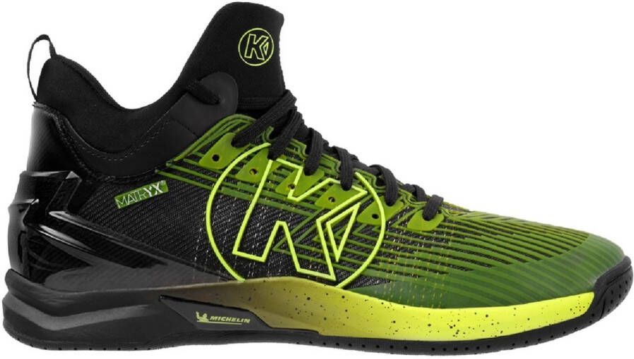 Kempa Handballschuhe Attack Mid 2008670 Schwarz Fluo Gelb