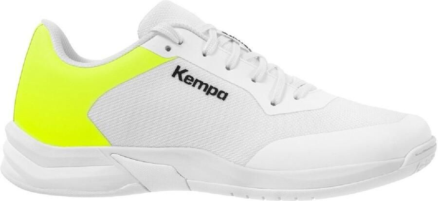 Kempa Damen Handballschuhe Kourtfly Three W 2008677 Weiß Fluo Gelb