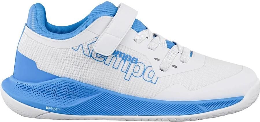 Uhlsport Kempa Kourtfly Schoenen Wit Blauw Kinderen