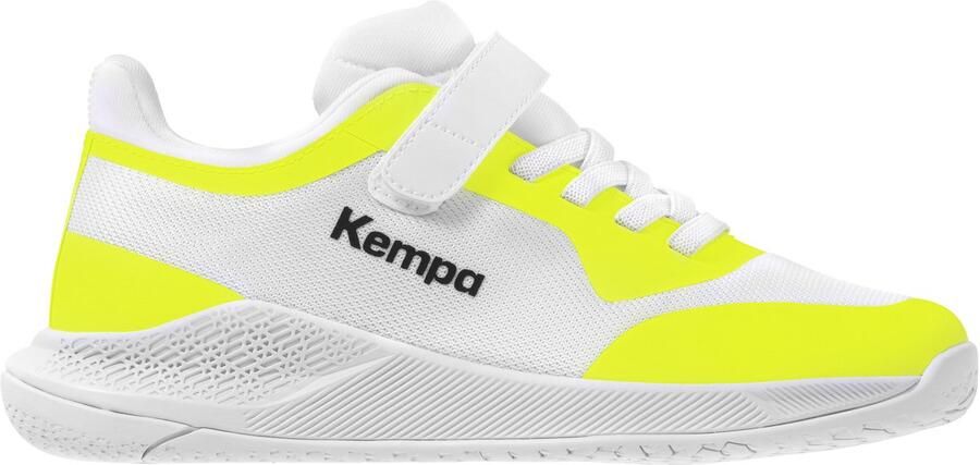 Kempa Kinder Handballschuhe Kourtfly Kids 2008681 Weiß Fluo Gelb