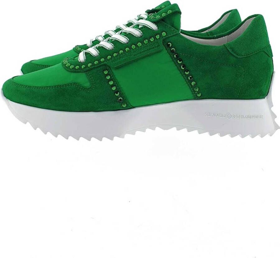 Kennel & Schmenger 18070 sneaker met strass groen - Foto 1