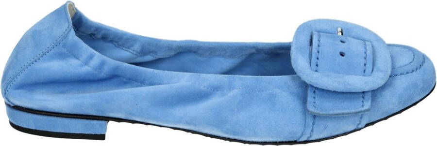 Kennel & Schmenger Lichtblauwe Suède Ballerina Schoenen