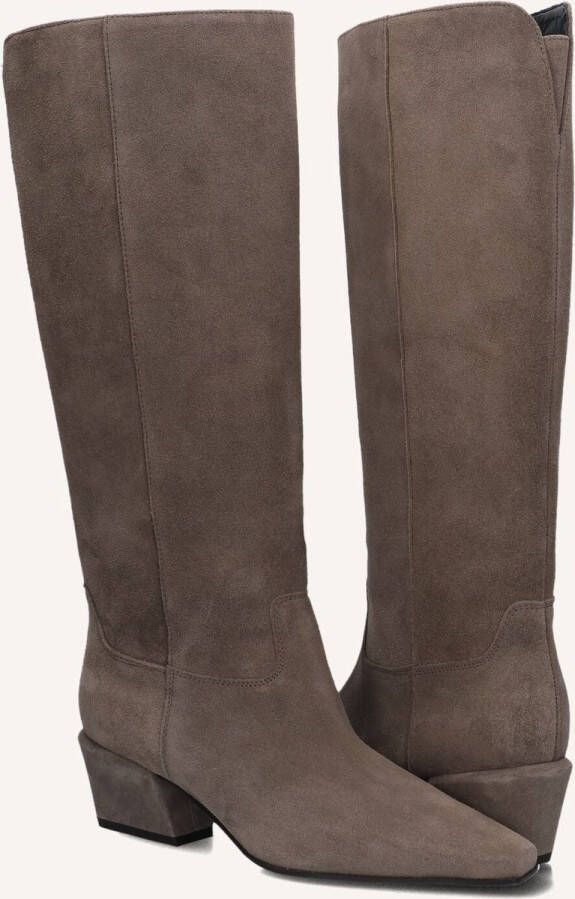 KENNEL & SCHMENGER Hoge Laarzen Dames 57320 Maat: 39 Materiaal: Suède Kleur: Taupe - Foto 2