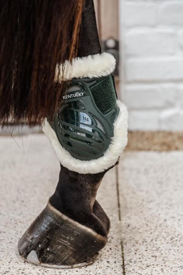 Kentucky Horsewear Strijklappen Vegan Wol Young Horse Donkergroen - Foto 1