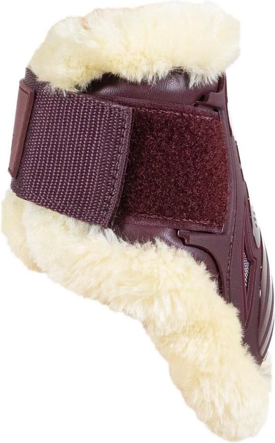 Kentucky Horsewear Vegan Sheepskin young horse fetlock boots bordeaux