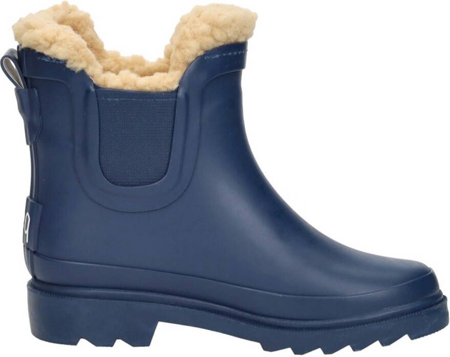 KEQ Chelsea Rainboots Fur Kinderlaarzen Blauw