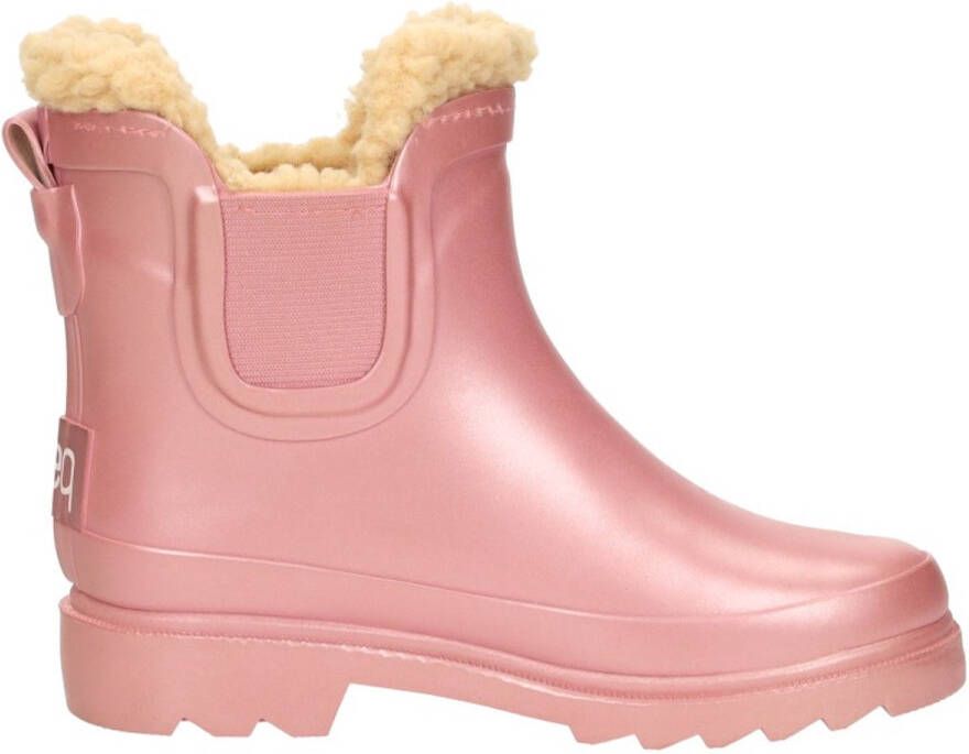 KEQ Chelsea Rainboots Fur Kinderlaarzen Roze