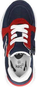 KEQ Jongens sneakers Laag blauw