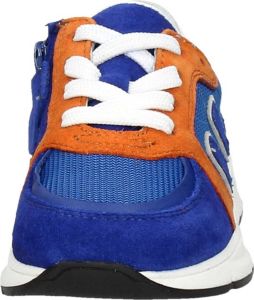 KEQ Jongens sneakers Laag kobalt blauw