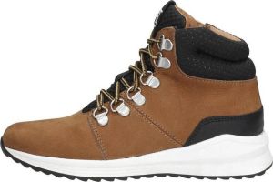 KEQ Jongens veterschoenen Hoog cognac